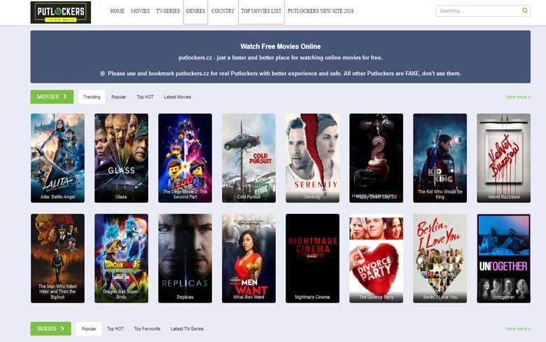 putlockers download movies free