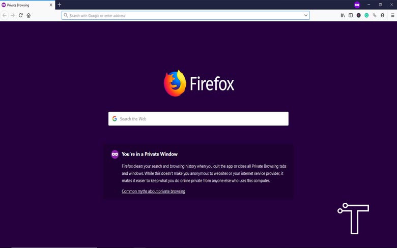 Mozilla Firefox Private Window