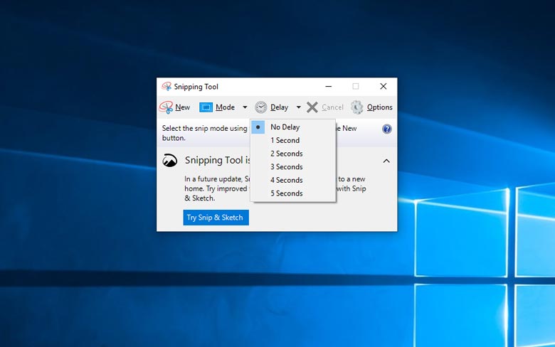 snip tool windows 10 wont open