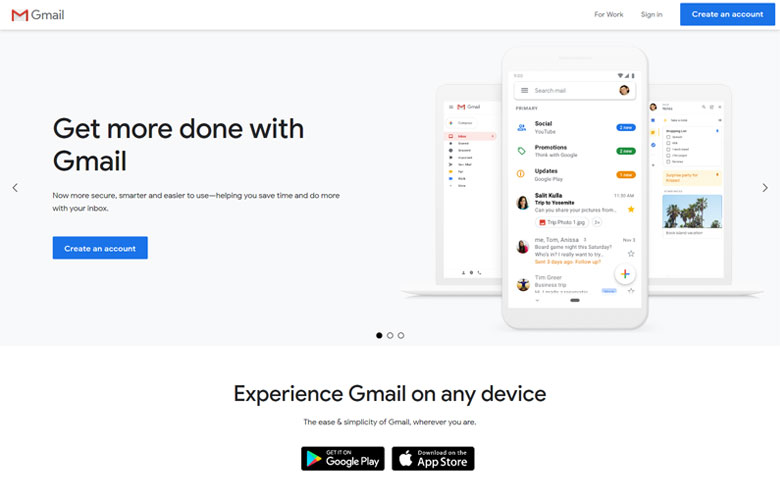 Gmail Best Email Service