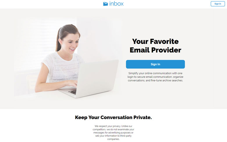 Inbox.com Free Email Provider