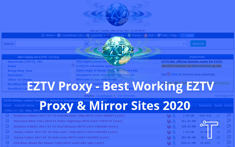 Eztv Proxy Best Working Eztv Proxy And Mirror Sites 2020 Tech Billow