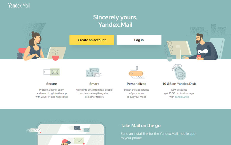 Yandex Email Best Email Service