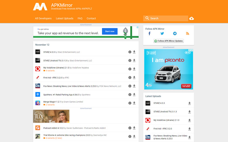 APKMirror 3rd Party App Store For Android