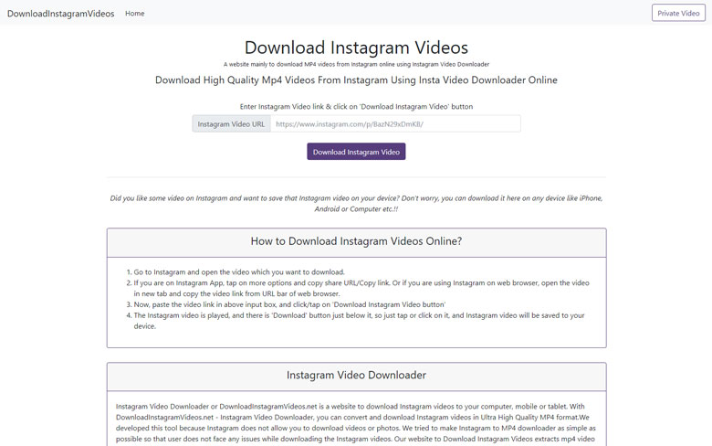 DownloadInstagramVideos