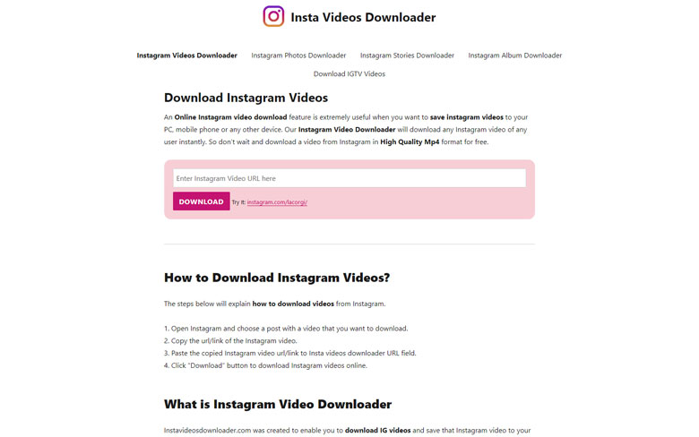 InstaVideosDownloader