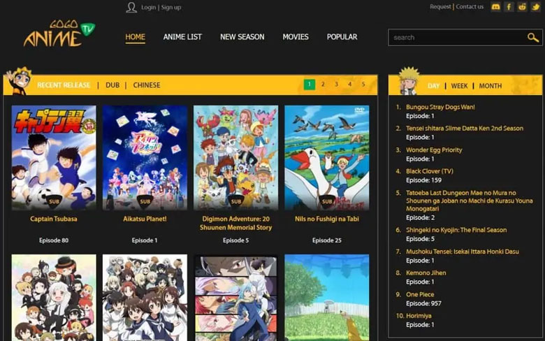 anime websites to watch free