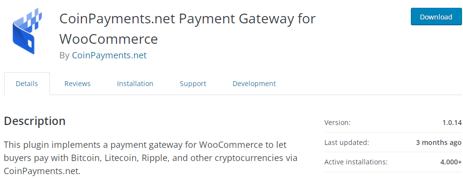 CoinPaymnets.net Payment Gateway