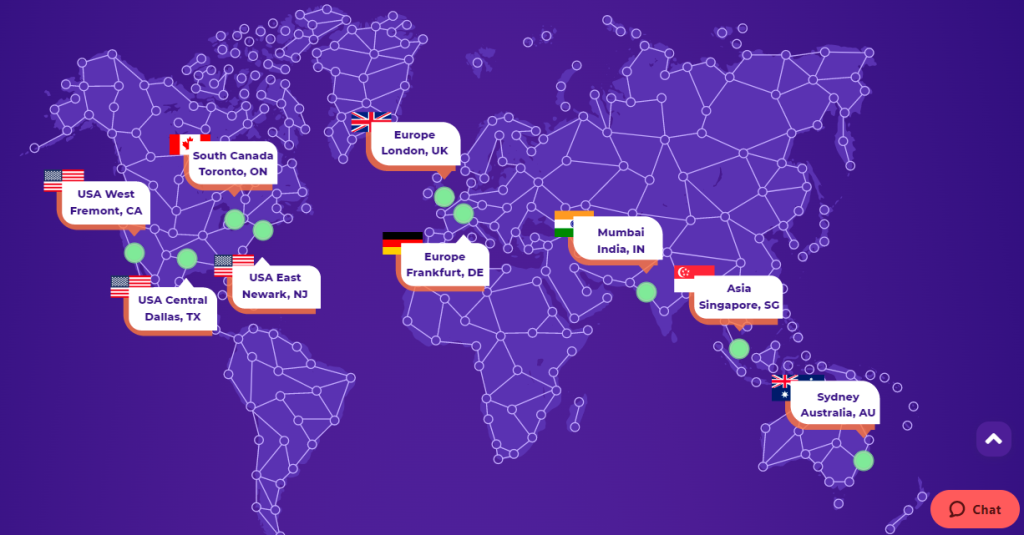 Data Centers Map