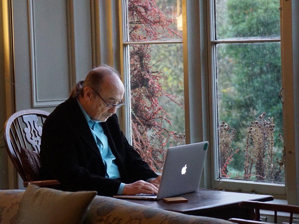 Man with laptop