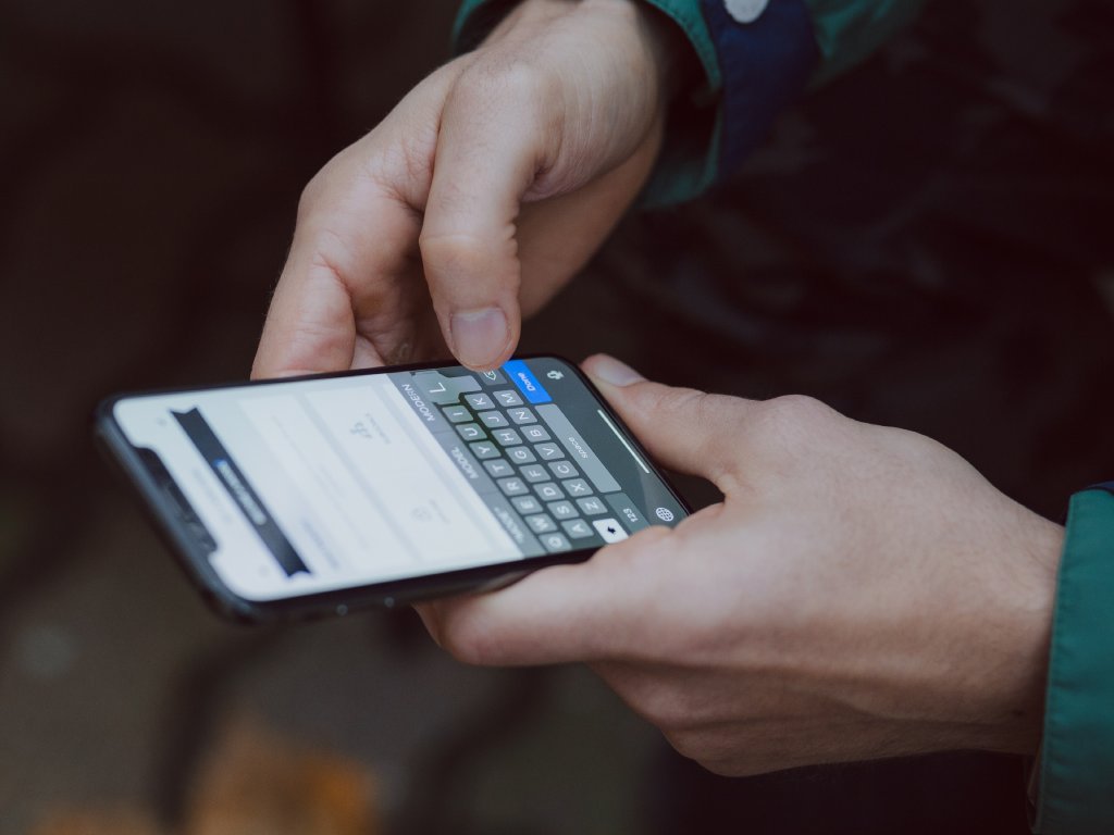 Man with a phone